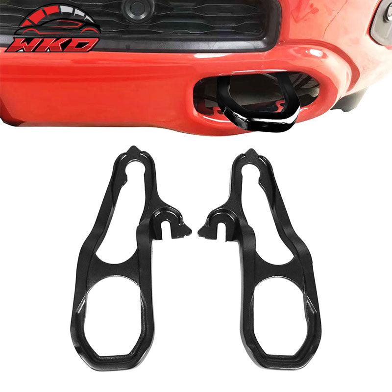 Fits 19-23 Dodge Ram 1500 OE Style Front Tow Hook Pair - Unpainted Steel