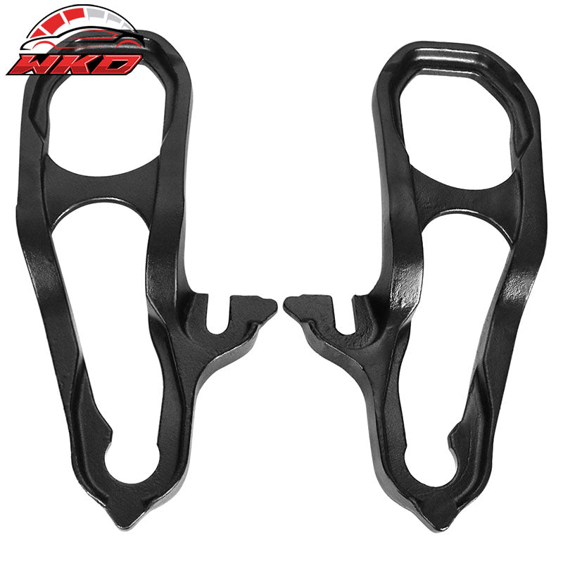 Fits 19-23 Dodge Ram 1500 OE Style Front Tow Hook Pair - Unpainted Steel