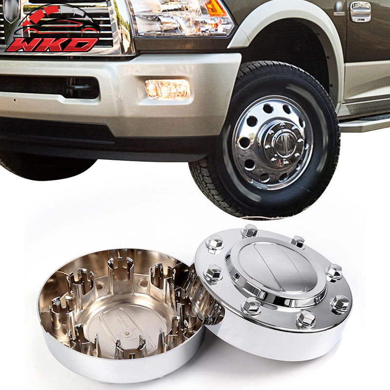 Fits 11-16 Dodge Ram 3500 1-Ton Dually Front Alcoa Alloy Wheel Center Caps 2PCs