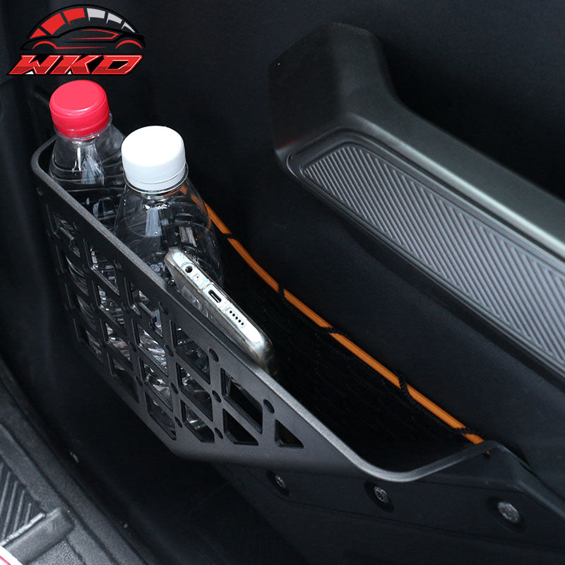 Fits 21-26 Ford Bronco 4Dr Front Rear Door Storage Pockets Organizer Box ABS 4PC