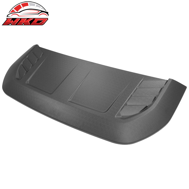 Fits 21-26 Ford Bronco Non-Functional Front Air Intake Hood Bonnet Cover - Black