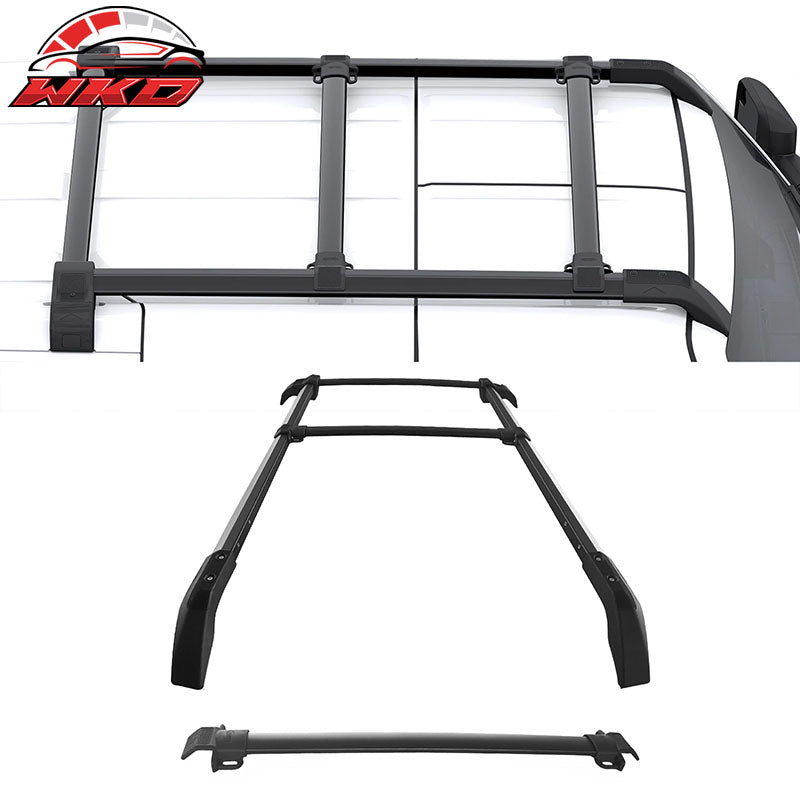 5PCS Roof Rack Rail W/ Cross Bars for 21-26 Ford Bronco Aluminum Luggage Carrier