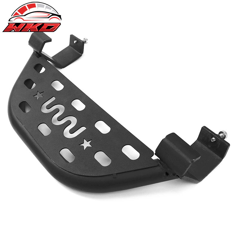 Fits 21-26 Ford Bronco 4-Door Rock Rail Side Steps Tungsten Steel Black 4PCS Set