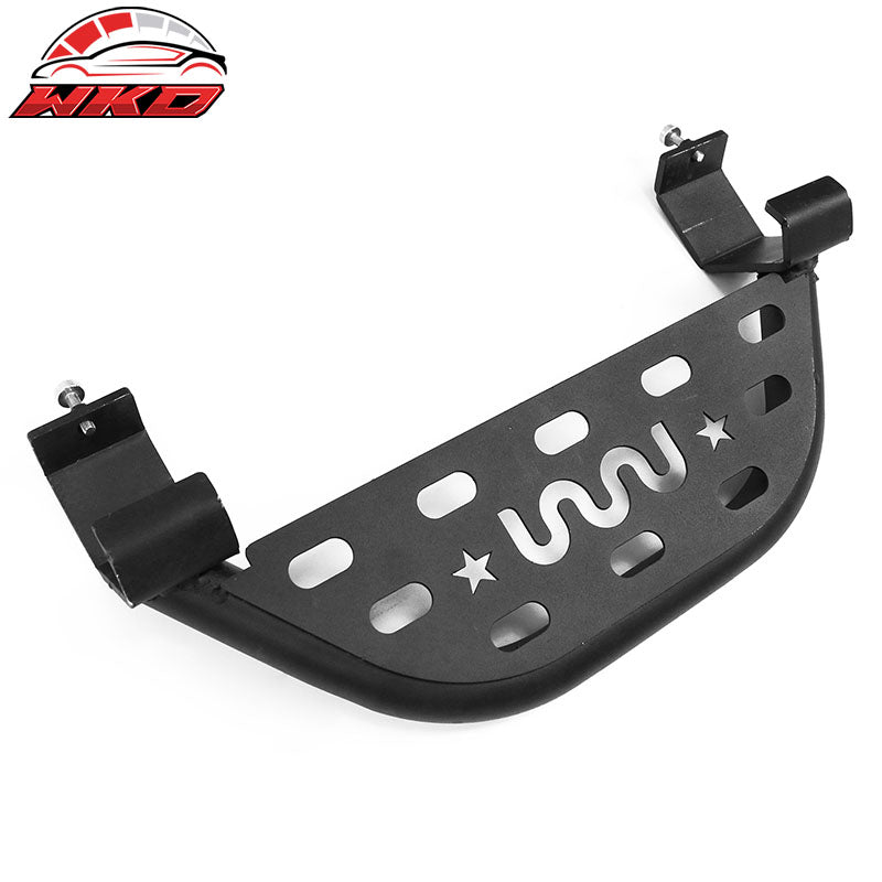 Fits 21-26 Ford Bronco 4-Door Rock Rail Side Steps Tungsten Steel Black 4PCS Set