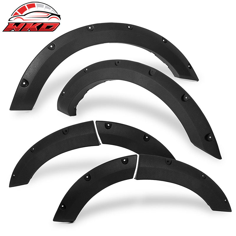 Fits 21-26 Ford Bronco Sport Pocket Style Fender Flares Black Textured PP 6PC