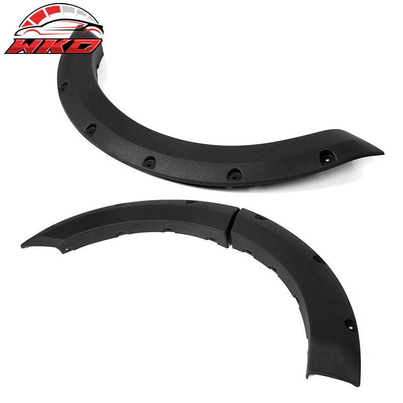 Fits 21-26 Ford Bronco Sport Pocket Style Fender Flares Black Textured PP 6PC