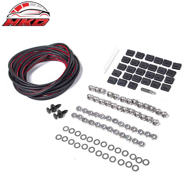 Fits 21-26 Ford Bronco Sport Pocket Style Fender Flares Black Textured PP 6PC