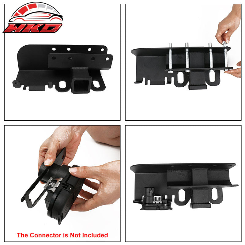 Fits 21-26 Ford Bronco 2/4Dr OE Style Trailer Tow Hitch Receiver Tungsten Steel