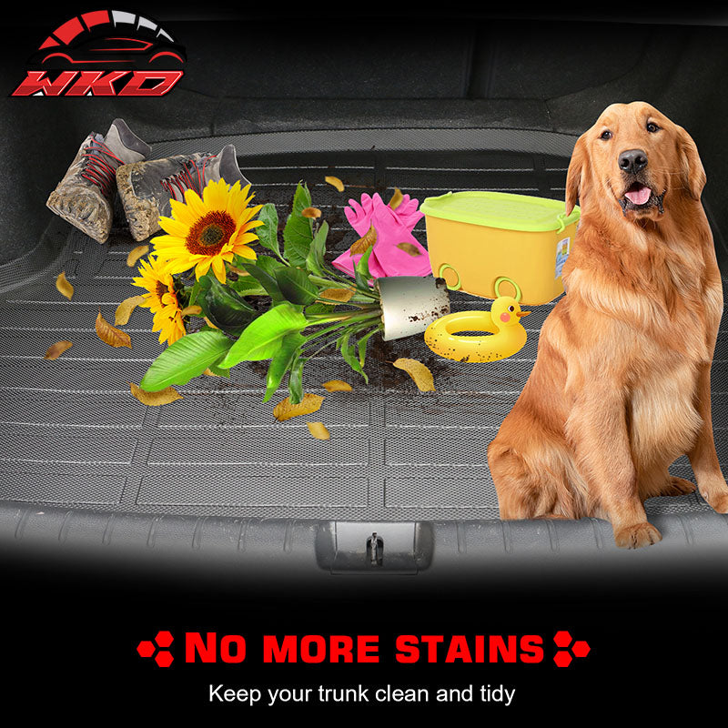 Fits 20-26 Ford Escape Non-Hybrid Heavy Duty 3D Molded Floor Mat + Trunk Mat TPE