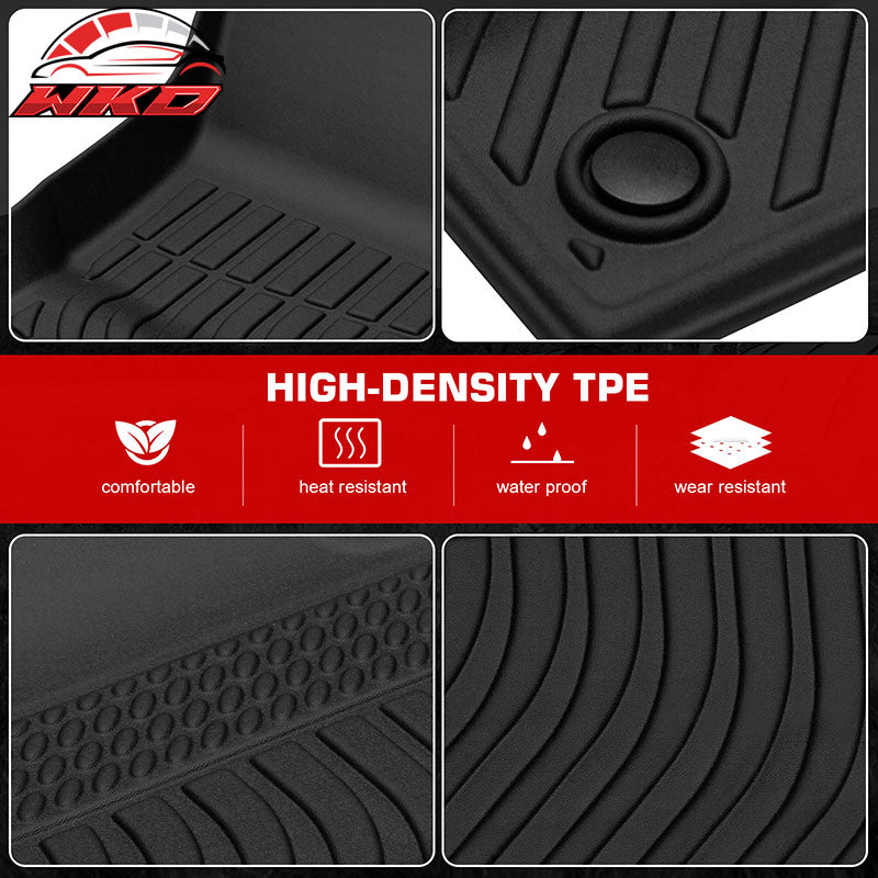 Fits 20-25 Ford Escape Hybrid 3D Floor Mats Carpet Liners & Rear Trunk Mat - TPE