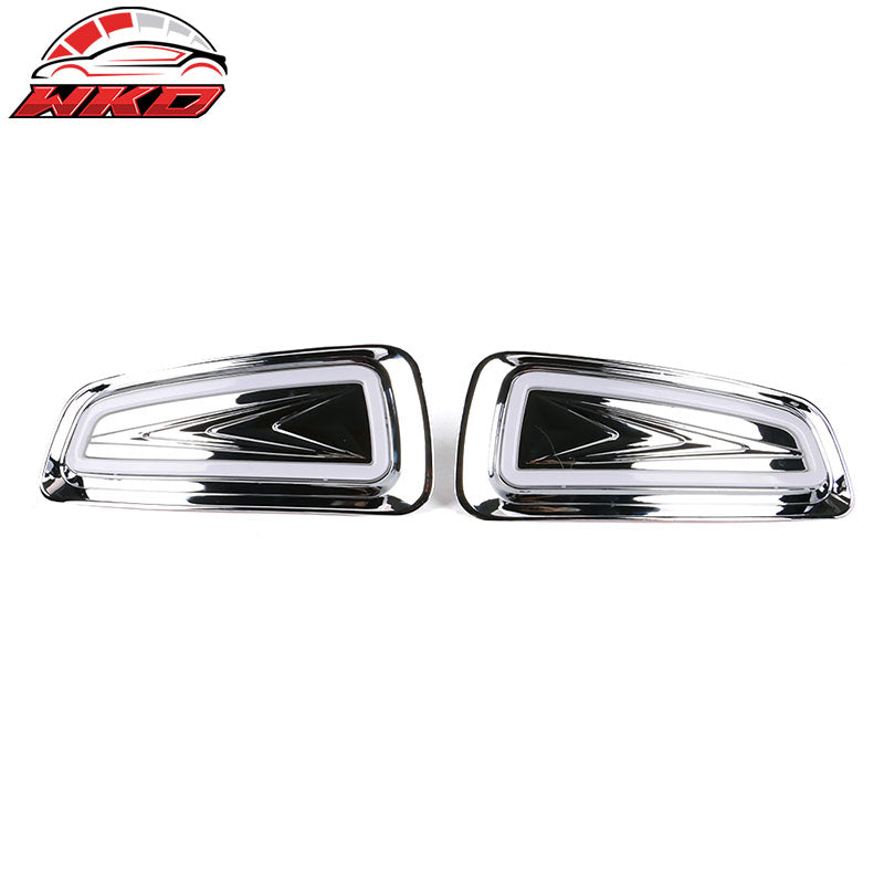 Fits 11-14 F150 Raptor LED White DRL Daytime Running Light Yellow Turn Signal