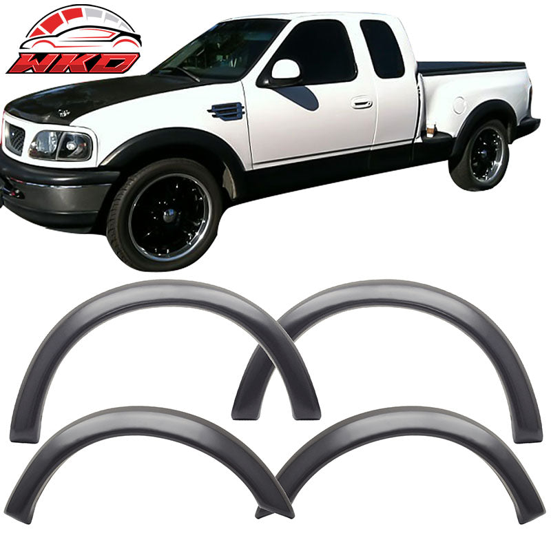 Fits 1997-2003 Ford F-150 Pocket Style 4PCS Fender Flares Extention Bodykit