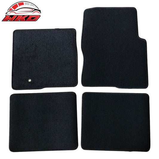 Wholesale 09-14 Ford F150 Crew Cab Black Nylon Front Rear Floor Mats Carpets 4PC