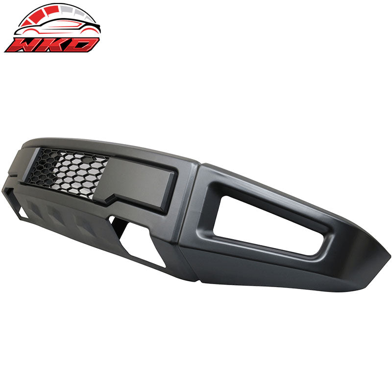 Fits 15-17 F150 New R Style Front Bumper Conversion Replacement Cover Gray