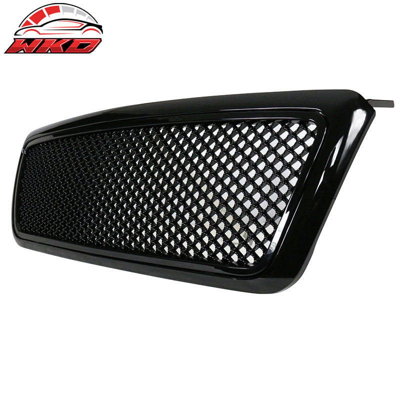Fits 04-08 Ford F150 Unpainted Mesh Front Hood Grill Grille
