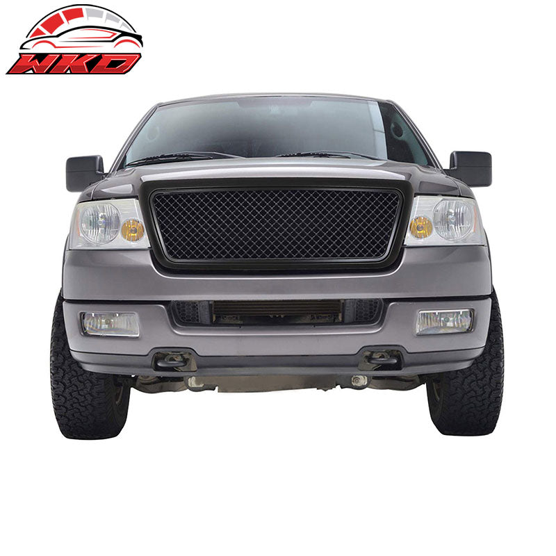 Fits 04-08 Ford F150 Unpainted Mesh Front Hood Grill Grille