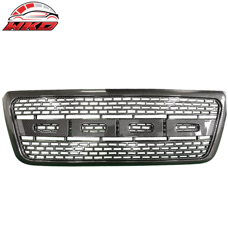 Wholesale 04-08 Ford F-150 R Style Front Bumper Hood Grille Carbon Fiber Hydro Dip