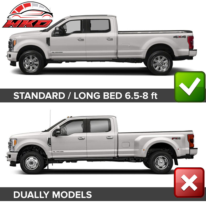 Fits 17-22 Ford F250 F350 Super Duty Pocket Rivet Style Fender Flares Wheel Arch