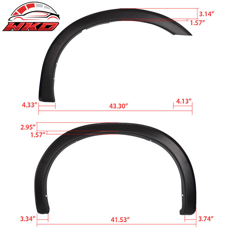 Fits 99-07 Ford F250 F350 Superduty OE Factory Style Fender Flares - PP Textured
