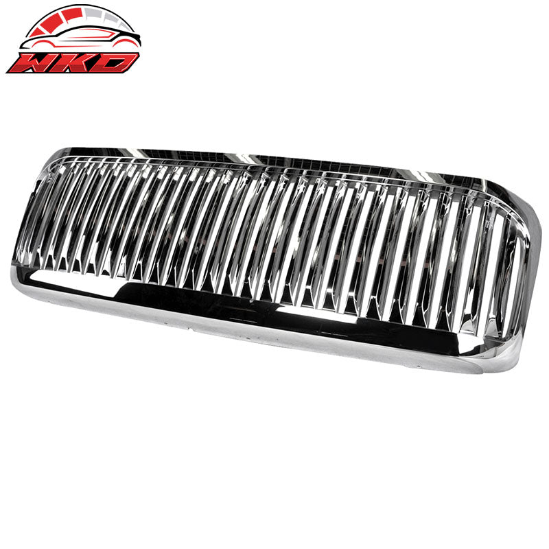 Fits 99-04 Ford F250 F350 Excursion Vertical Grille Chrome