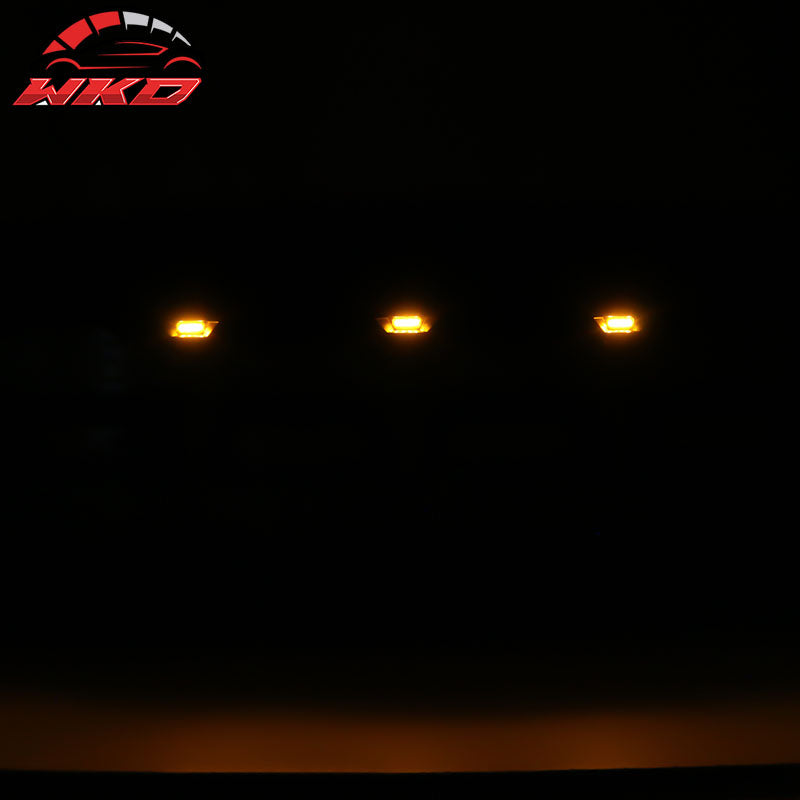 Fits 08-10 Ford F250 F350 R Style Front Upper Grille W/ Letters Matte Black