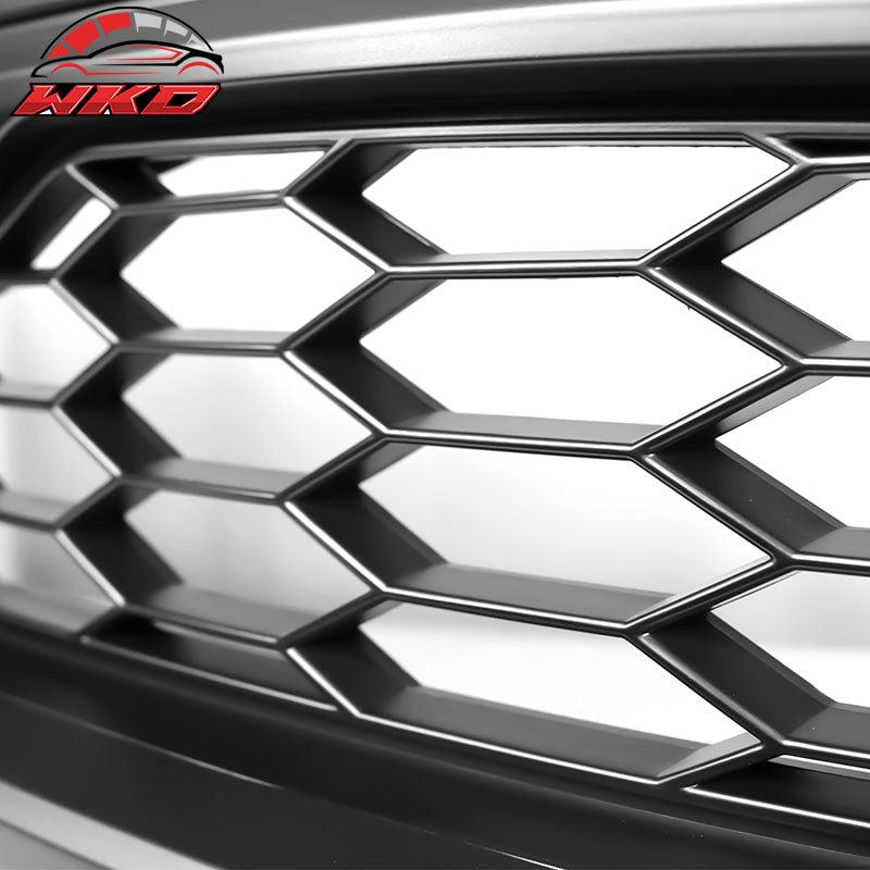 Fits 08-10 Ford F250 F350 R Style Front Upper Grille W/ Letters Matte Black