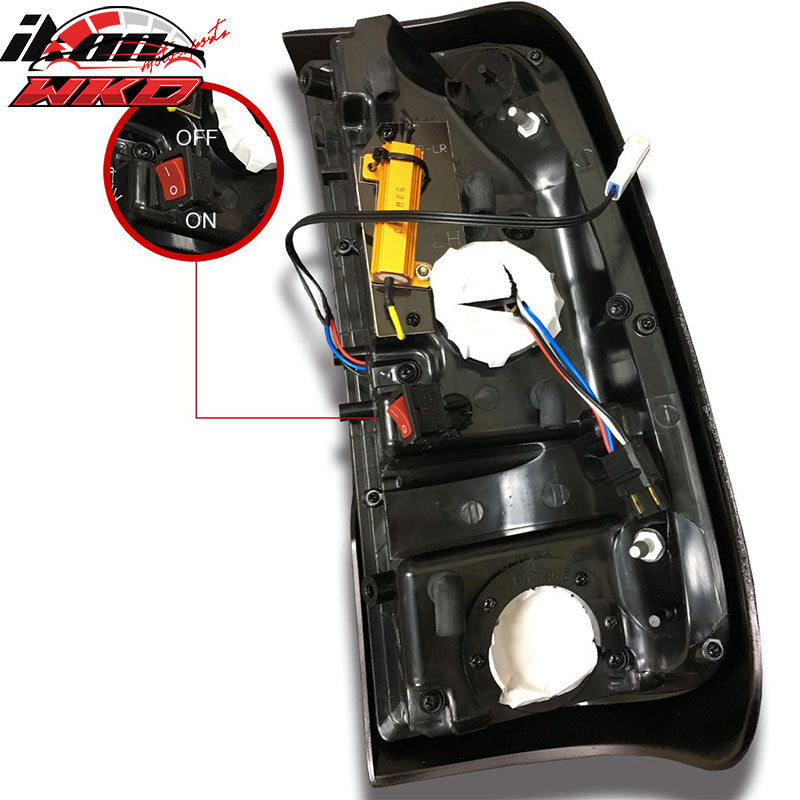 Fits 99-16 Ford F250 F350 2PCS LED Tube Tail Light Brake Lamp Replacement