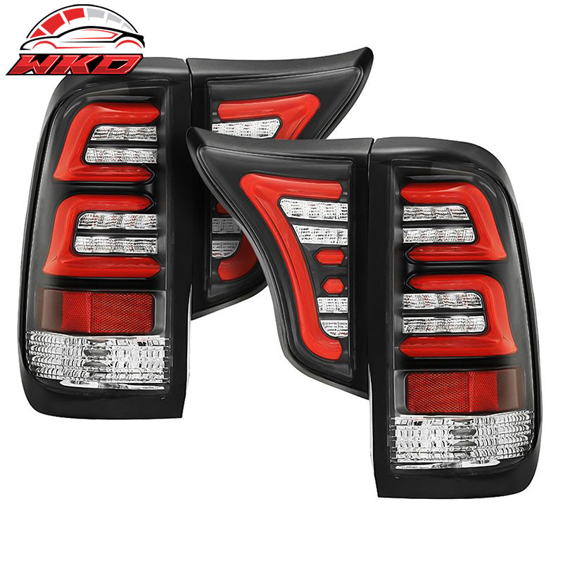 Wholesale 99-16 Ford F250 F350 F450 F550 2PCS Tail Lights Clear Lens Black Housing