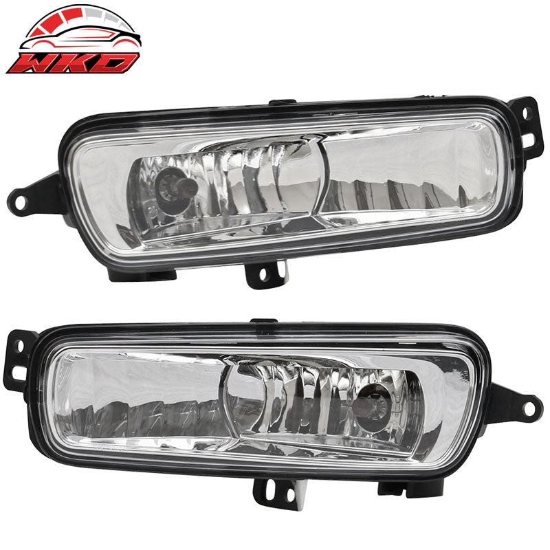 Fits 15-17 Focus OE Style Pair Front Fog Light Lamps Bezels - Sport SE Version
