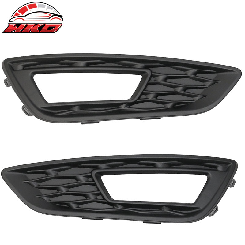 Fits 15-17 Focus OE Style Pair Front Fog Light Lamps Bezels - Sport SE Version