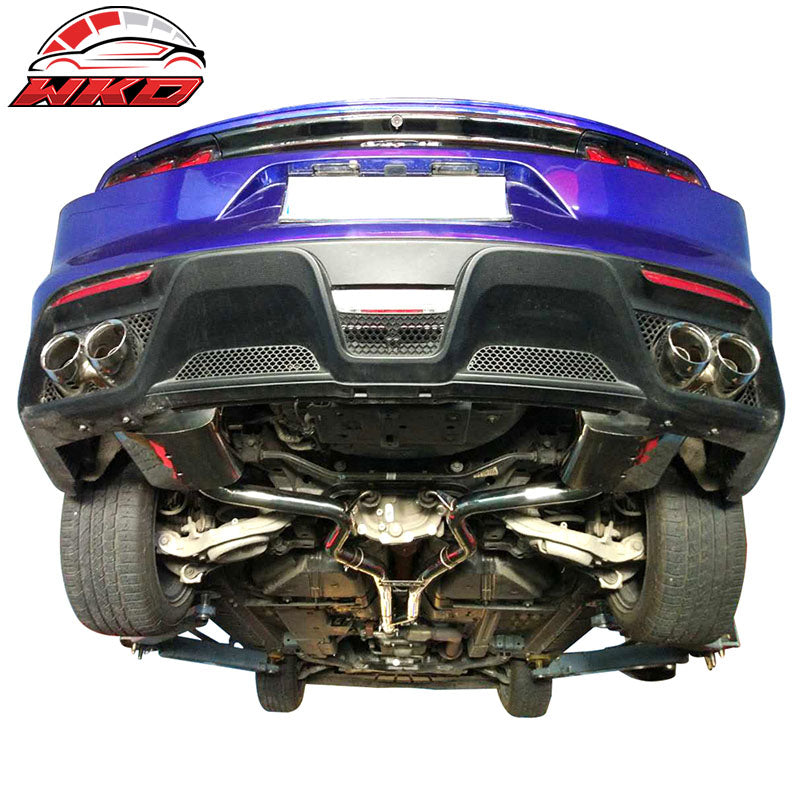 Fits 15-17 Ford Mustang Ecoboost 2.3L Catback Exhaust Pipe Stainless Kits