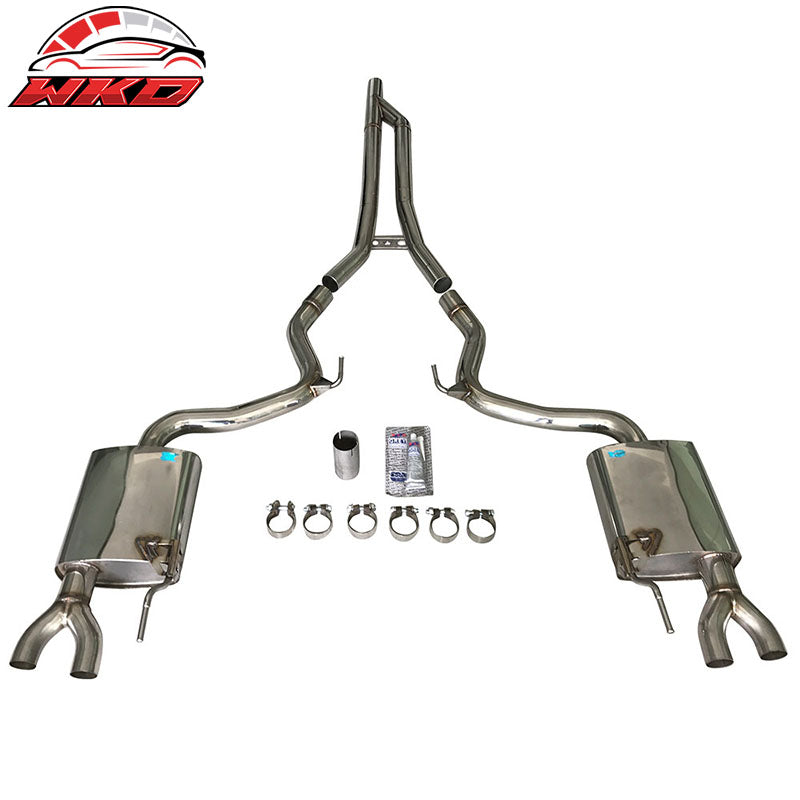 Fits 15-17 Ford Mustang Ecoboost 2.3L Catback Exhaust Pipe Stainless Kits