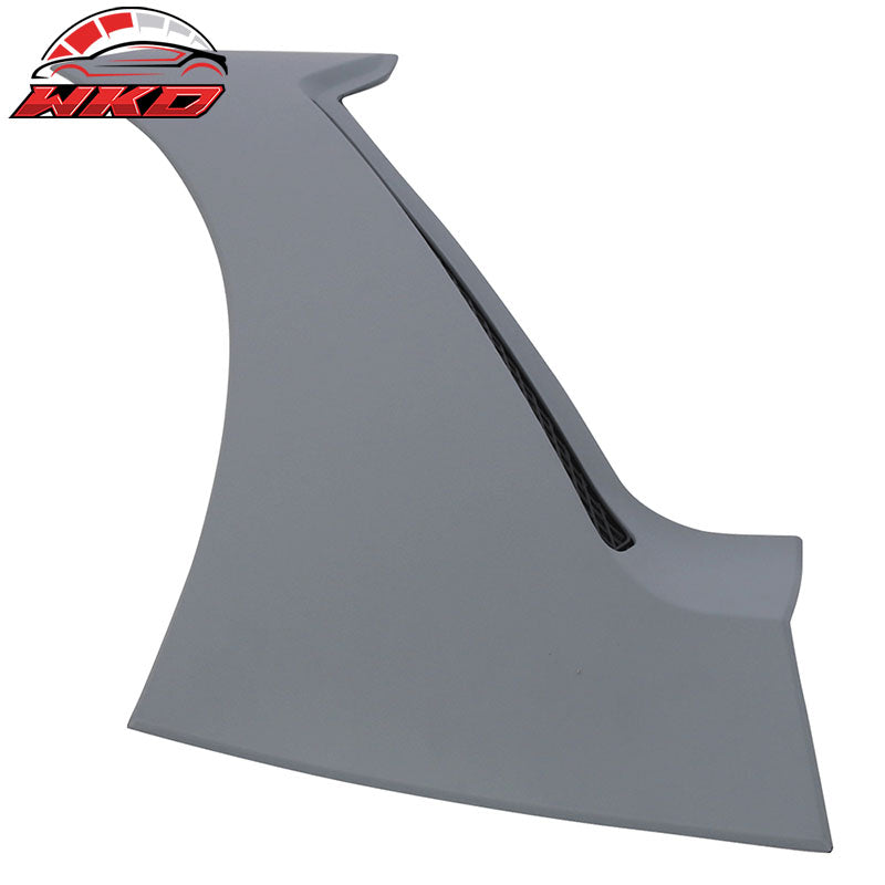 Fits 15-21 Ford Mustang GT350 Style Front Side Fender Scoops Trim Unpainted PP