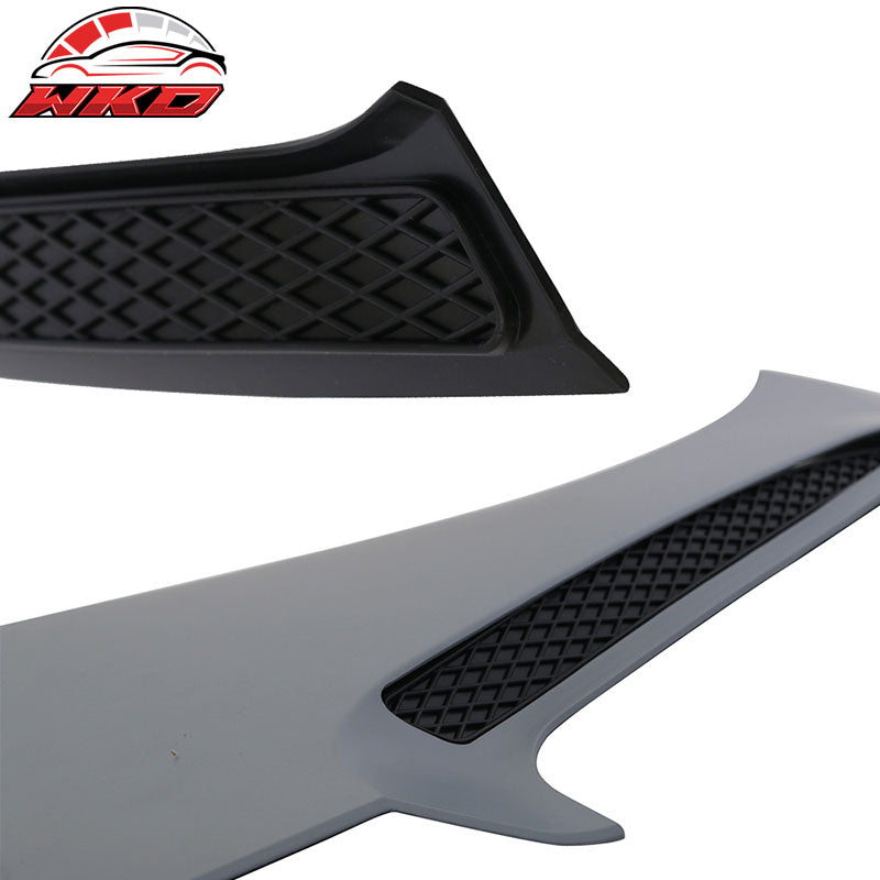 Fits 15-21 Ford Mustang GT350 Style Front Side Fender Scoops Trim Unpainted PP