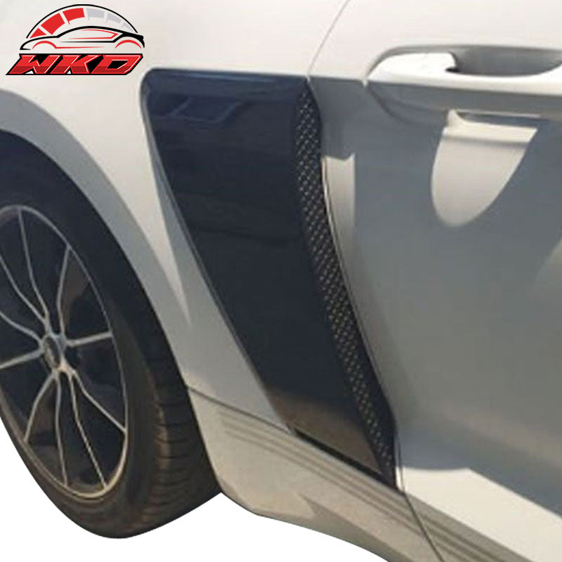 Fits 15-18 Ford Mustang GT Style 2PCS Rear Side Fender Door Scoops Hood Vent PP