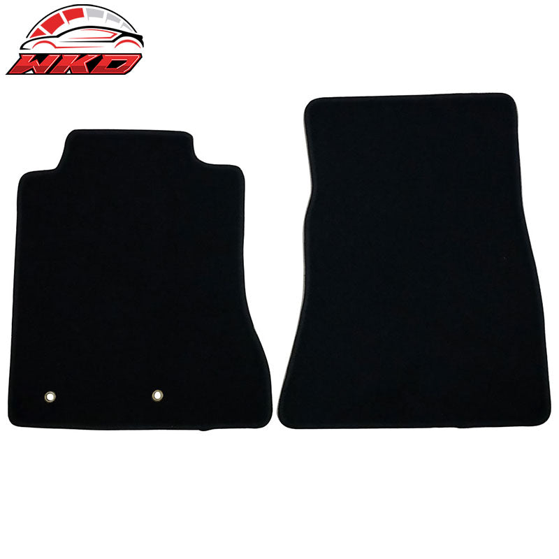 Wholesale 15-24 Ford Mustang Black Nylon Front Floor Mats Carpets 2PC