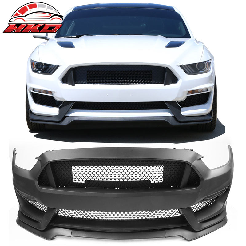 Wholesale 15-17 Ford Mustang GT350 Style Front Bumper Retrofit Cover Conversion PP