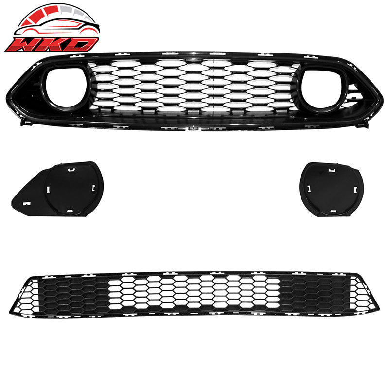 Fits 18-23 Ford Mustang Mach 1 Style Front Bumper Cover w/ Handling Package Lip