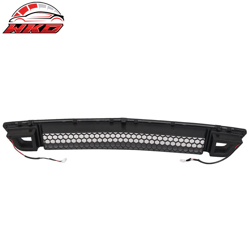 DRL LED Fits 15-17 Mustang IKON Style Front Lower Grill Mesh Grille With Light
