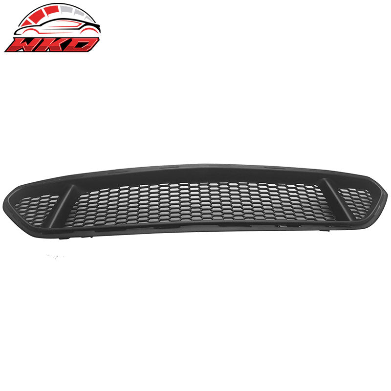 Fits 15-17 Ford Mustang IKON Style Front Upper Lower Mesh Grille Unpainted PP