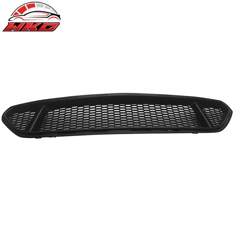 Fits 15-17 Ford Mustang IKON Style Front Upper Lower Mesh Grille Unpainted PP
