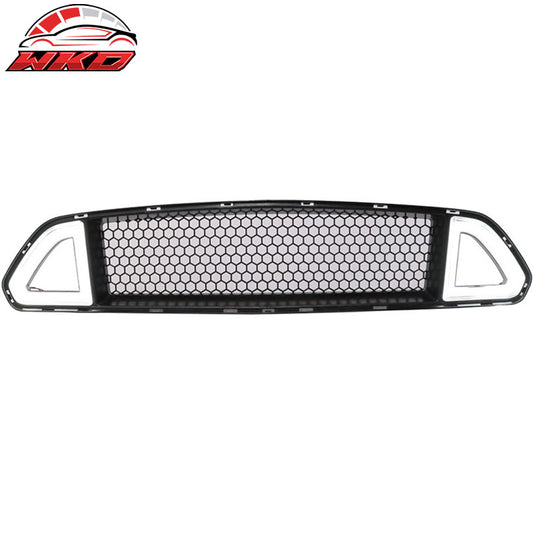 Wholesale 15-17 Mustang Front Hood Upper Grille White DRL LED With Amber Turn Signal