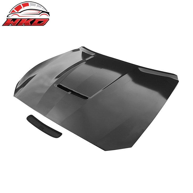 Wholesale 15-17 Ford Mustang GT-350 Style Aluminum Front Hood Scoop Unpainted Black