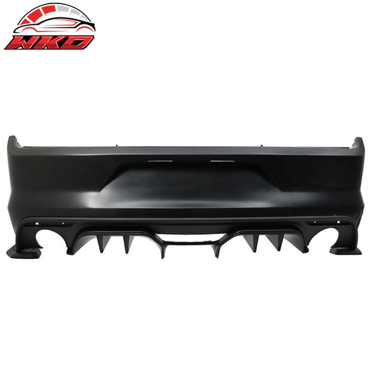 Wholesale 15-17 Mustang Premium Rear Bumper Conversion & R Spec 3 Pc Rear Diffuser
