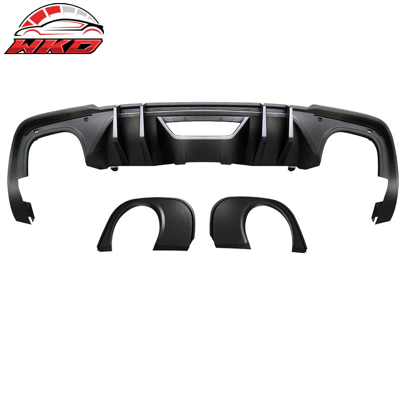 Wholesale 18-23 Mustang EcoBoost Rear Diffuser & Muffler Tip (Single Outlet Style)