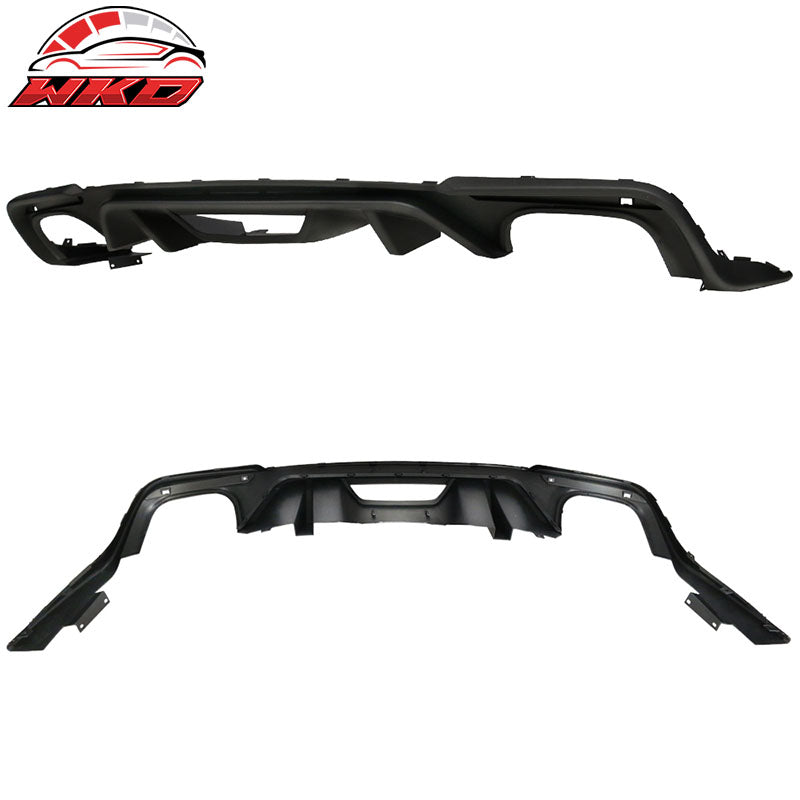 Fits 18-23 Mustang EcoBoost GT Rear Diffuser & Muffler Tip (Single Outlet Style)
