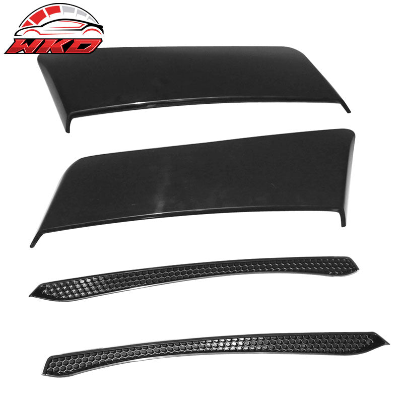 Fits 15-23 Ford Mustang GT Style Rear Fender Scoop& Side Window Louver