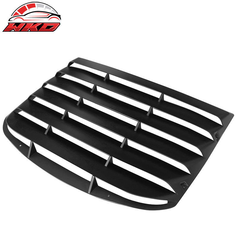Wholesale 15-23 Ford Mustang GT Style Rear Side Window Louver - Matte Black