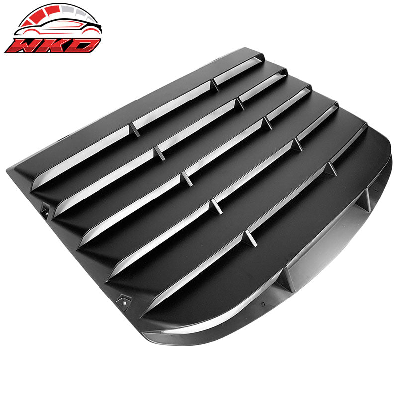 Fits 15-23 Ford Mustang CV Style Rear Window Louver with Side Quarter Scoop Vent