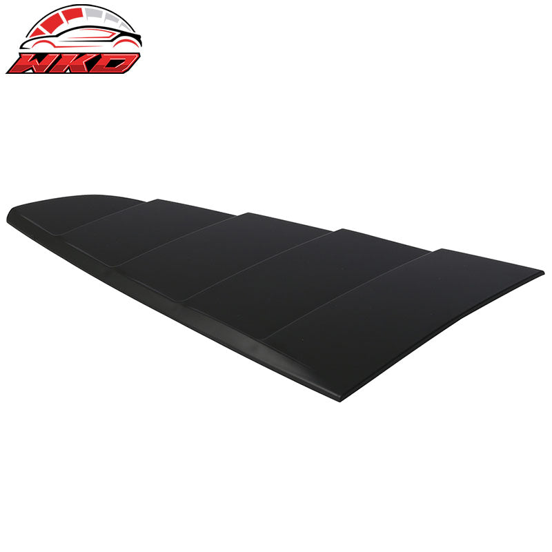 Fits 15-23 Ford Mustang V Style Rear Window Louver with Side Quarter Scoop Vent